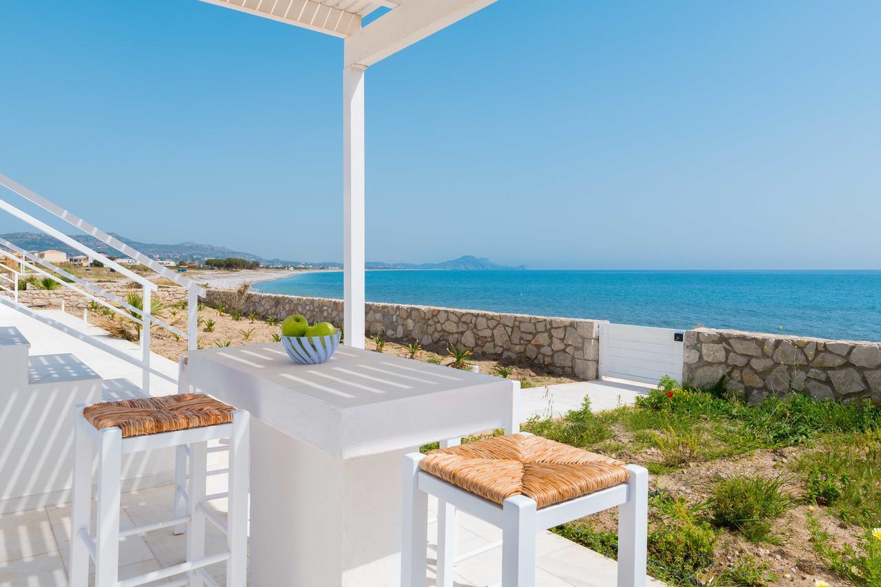 Maria & Nada Beachfront Villas Kolymbia Exteriér fotografie