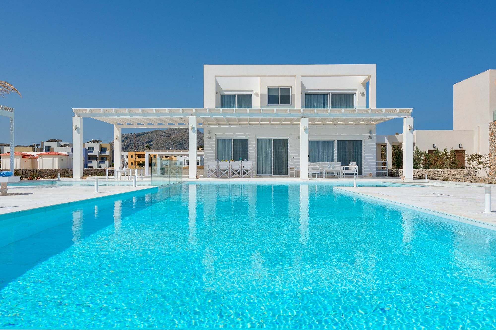 Maria & Nada Beachfront Villas Kolymbia Exteriér fotografie